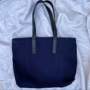 Everlane Canvas and Leather Zip Tote